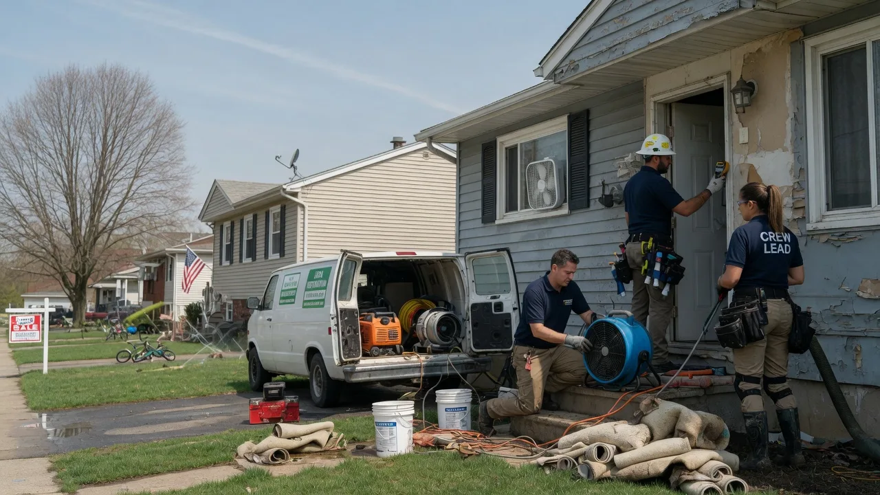 Flood Cleanup in England, AR near me