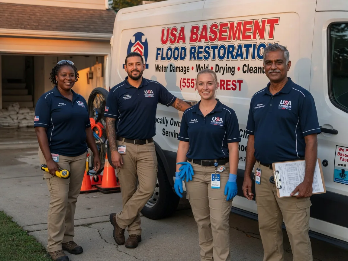 Basement Flood Cleanup company in England, AR